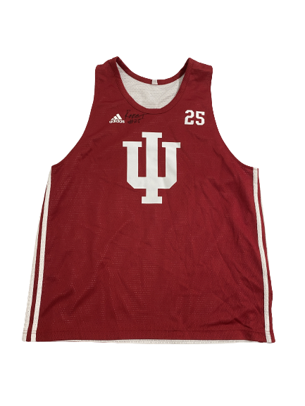 Race Thompson Indiana Basketball SIGNED Player Exclusive Practice Jersey (Size XL)