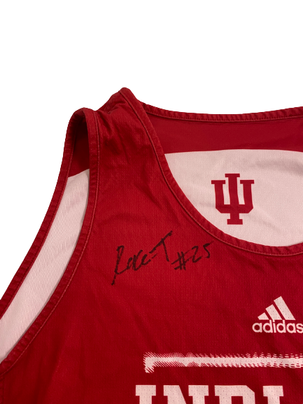 Race Thompson Indiana Basketball SIGNED Player Exclusive Practice Jersey (Size L)