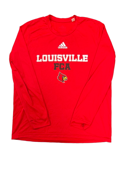 Paige Morningstar Louisville Volleyball Team-Issued Long Sleeve Shirt (Size L)