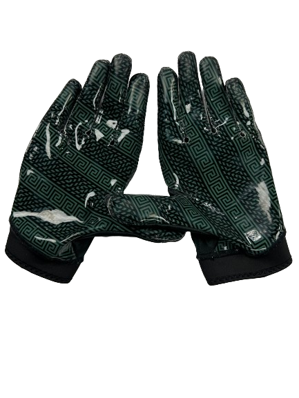 Tyrell Henry Michigan State Football Player Exclusive Gloves (Size XL)