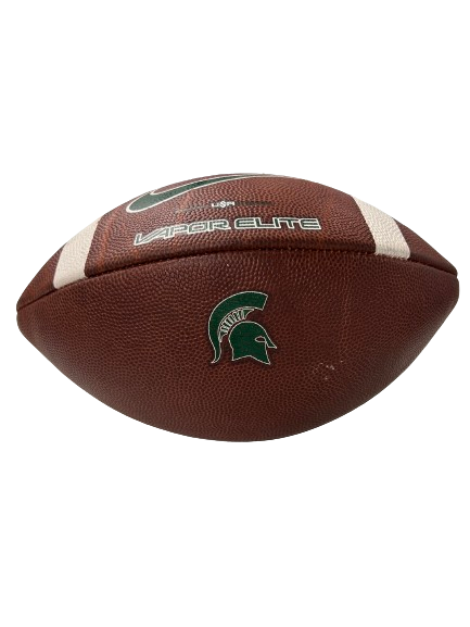 Tyrell Henry Michigan State Football Signed Official Game Ball