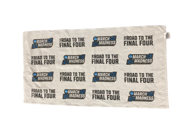 Race Thompson Indiana Basketball SIGNED "First Round" March Madness Bench Towel