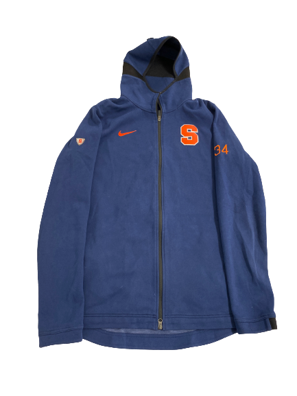 Syracuse Basketball Player-Exclusive Zip-Up Jacket With 