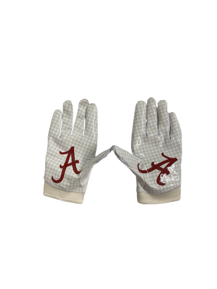 Byron Young Alabama Football Player-Exclusive Gloves (Size XXL)