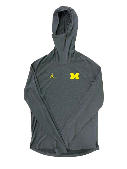 Lavert Hill Michigan Football Player Exclusive Performance Hoodie (Size L)