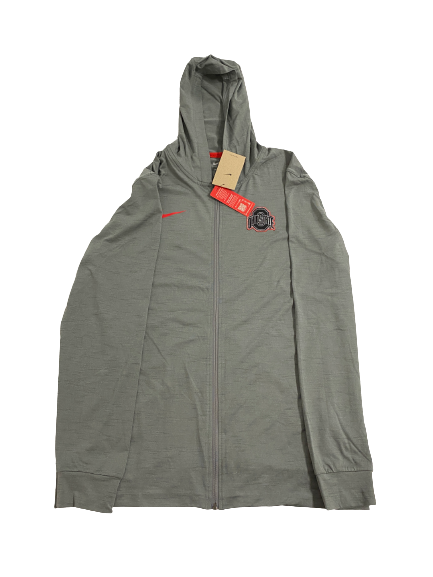 Sean McNeil Ohio State Basketball Team-Issued Travel Zip-Up Jacket (Size LT) (New With $90 Tag)