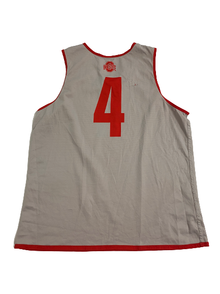 Sean McNeil Ohio State Basketball Player-Exclusive "LeBron" Reversible Practice Jersey (Size L)