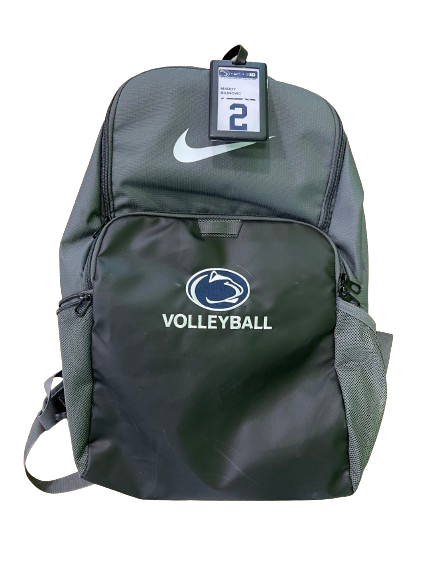 Maddy Bilinovic Penn State Volleyball Player Exclusive Travel Backpack with Player Tag