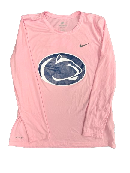 Maddy Bilinovic Penn State Volleyball Player Exclusive Pink Long Sleeve Shirt with 