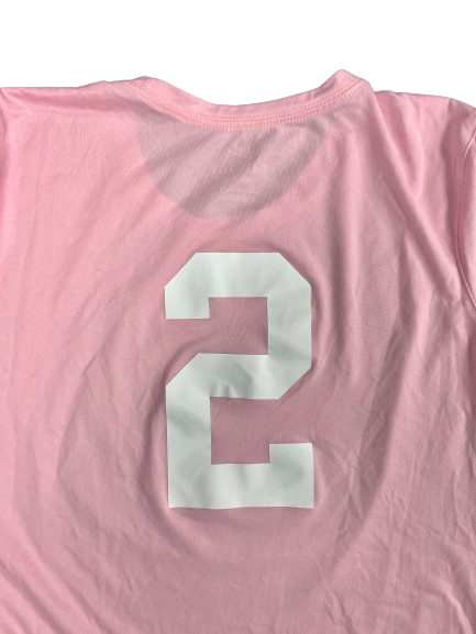 Maddy Bilinovic Penn State Volleyball Player Exclusive Pink Long Sleeve Shirt with 