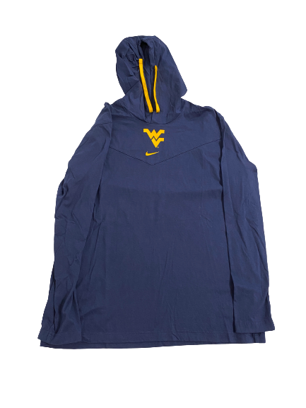 Sean McNeil West Virginia Basketball Team-Issued Performance Hoodie (Size L)