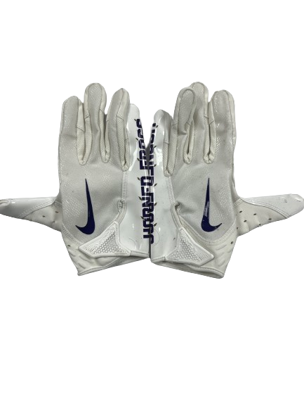 Chandler Morris TCU Football Player Exclusive Gloves (Size L)