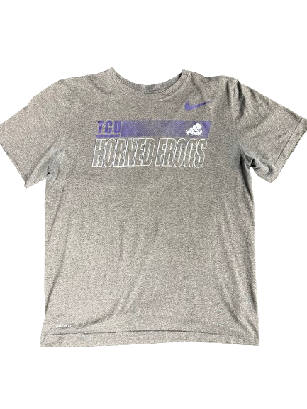 Chandler Morris TCU Football Team Issued T-Shirt (Size L)