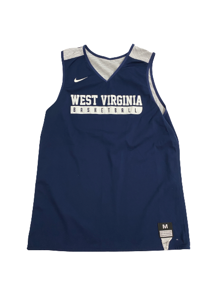 Sean McNeil West Virginia Basketball Player-Exclusive Reversible Practice Jersey (Size M)