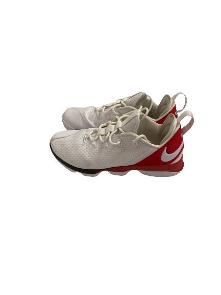 Sean McNeil Ohio State Basketball Player-Exclusive "LeBron" Shoes (Size 12)