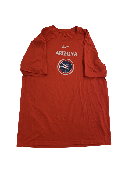 Courtney Ramey Arizona Basketball Team-Issued T-Shirt (Size M)
