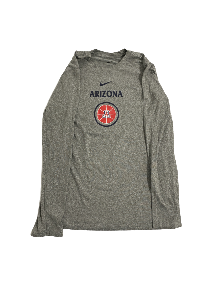 Courtney Ramey Arizona Basketball Team-Issued Long Sleeve Shirt (Size S)