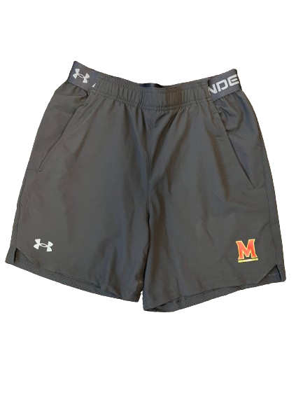 Tyrese Chambers Maryland Football Team Issued Workout Shorts (Size M)