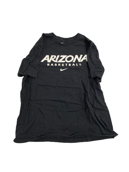 Courtney Ramey Arizona Basketball Team-Issued T-Shirt (Size L)