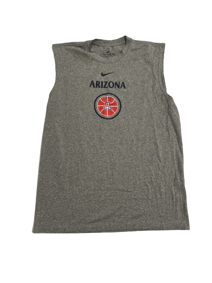 Courtney Ramey Arizona Basketball Team-Issued Workout Tank (Size M)