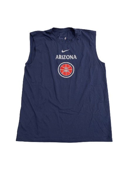 Courtney Ramey Arizona Basketball Team-Issued Workout Tank (Size M)
