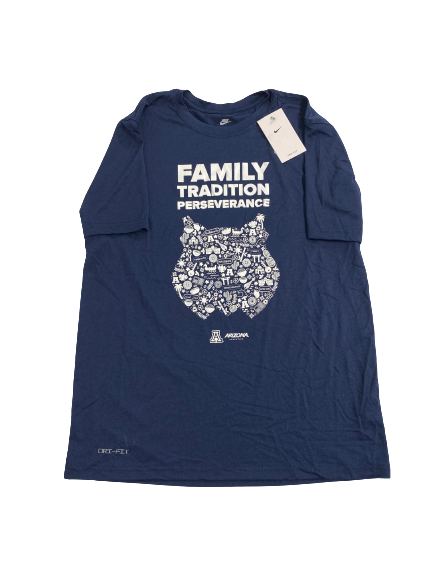 Courtney Ramey Arizona Basketball Team-Issued T-Shirt (Size L) - New with Tags