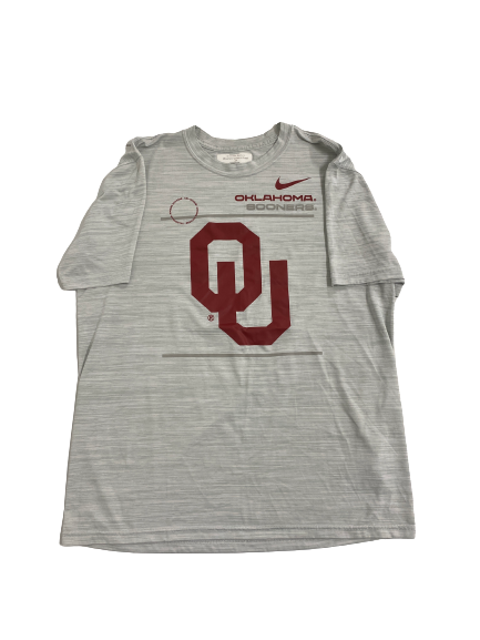 Braden Carmichael Oklahoma Baseball Team-Issued T-Shirt (Size L)