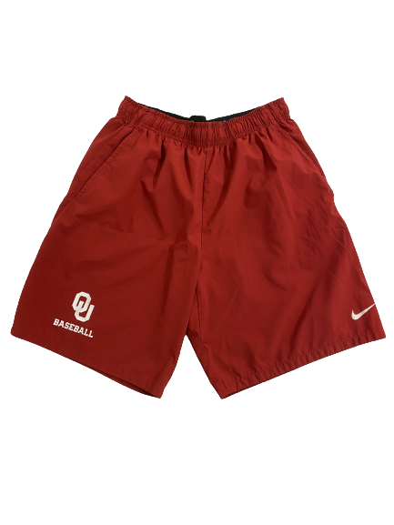 Braden Carmichael Oklahoma Baseball Team-Issued Shorts (Size L)