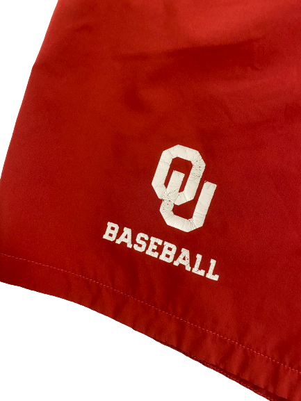 Braden Carmichael Oklahoma Baseball Team-Issued Shorts (Size L)