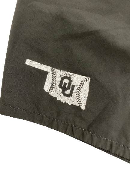 Braden Carmichael Oklahoma Baseball Team-Issued Shorts (Size L)
