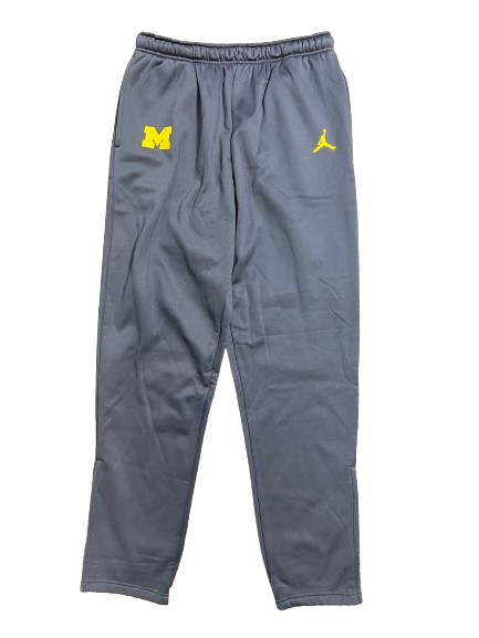 Julius Welschof Michigan Football Team Issued Sweatpants (Size L)