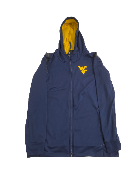 Sam James West Virginia Football Team-Issued Zip-Up Jacket (Size L)