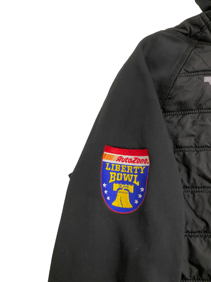 Sam James West Virginia Football Player-Exclusive Liberty Bowl Zip-Up Jacket (Size L)