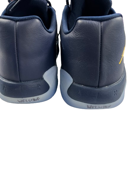Julius Welschof Michigan Football Player Exclusive Jordan Shoes (Size 14) - *NEW*