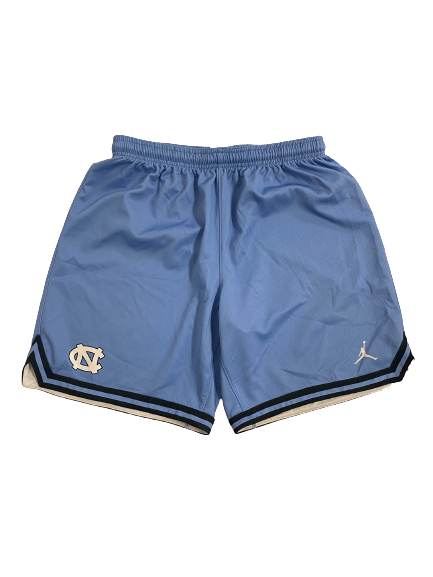 Leaky Black North Carolina Basketball Player-Exclusive Practice Shorts (Size L)