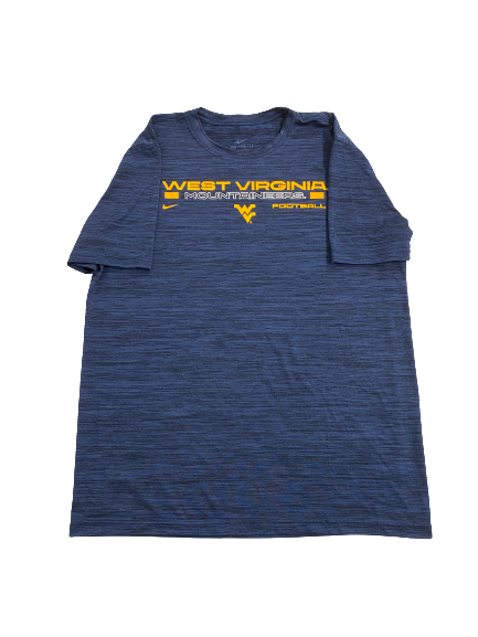 Sam James West Virginia Football Team-Issued T-Shirt (Size L)