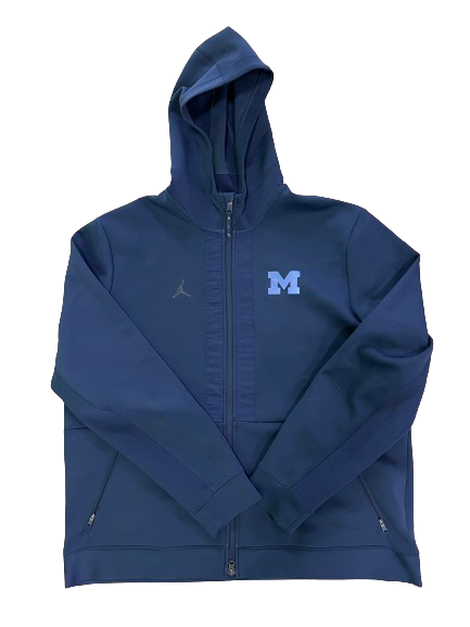 Julius Welschof Michigan Football Player Exclusive Travel Jacket (Size XXL)