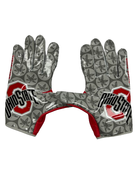 Ryan Batsch Ohio State Football Player Exclusive Gloves (Size XL)