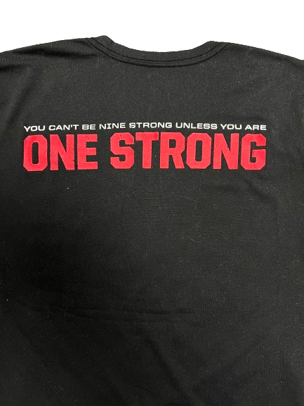 Ryan Batsch Ohio State Football Player Exclusive "BUCKEYE STRONG" T-Shirt (Size L)