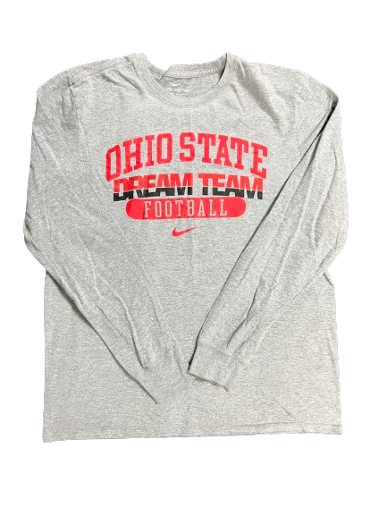 Ryan Batsch Ohio State Football Player Exclusive "DREAM TEAM" Long Sleeve Shirt (Size L)