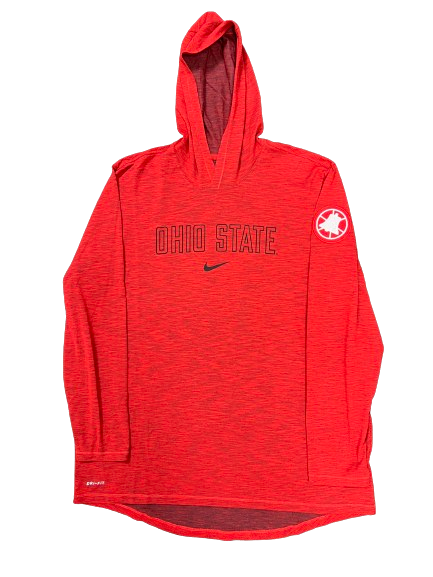 Ryan Batsch Ohio State Football Team Issued Performance Hoodie WITH RAISED PATCH (Size XL)