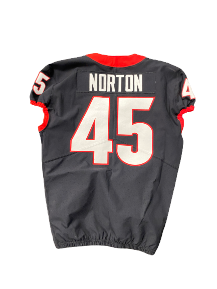 Bill Norton Georgia Football Game Jersey (Size 46)