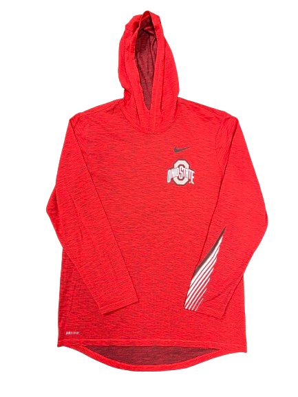 Ryan Batsch Ohio State Football Team Issued Performance Hoodie (Size L)