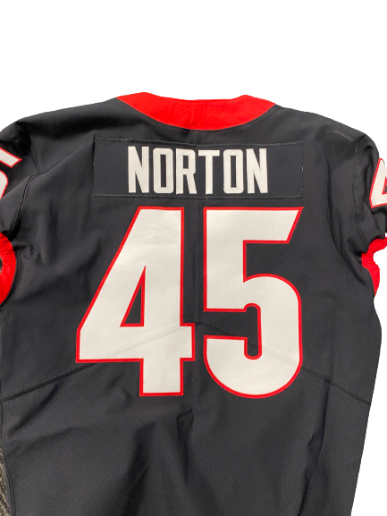 Bill Norton Georgia Football Game Jersey (Size 46)