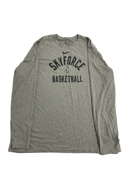 Micah Potter Sioux Falls Skyforce Basketball Player-Exclusive Long Sleeve Shirt (Size XL)