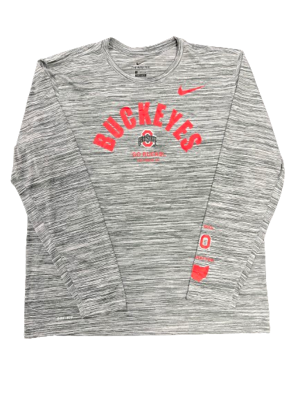 Ryan Batsch Ohio State Football Team Issued Long Sleeve Shirt (Size XL)