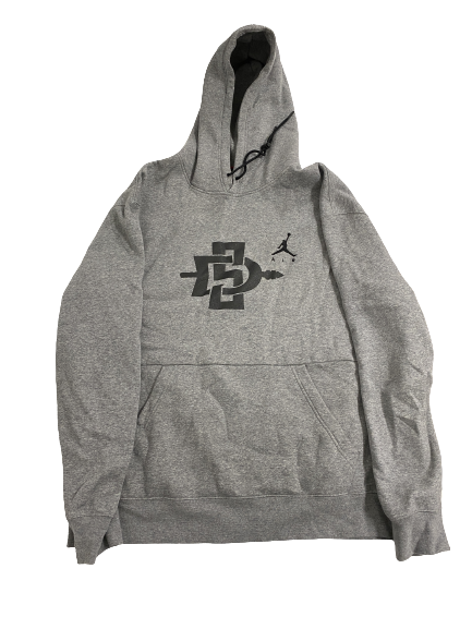 Nathan Mensah San Diego State Basketball Team-Issued "Jordan" Sweatshirt (Size XLT)