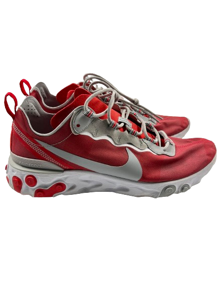 Ryan Batsch Ohio State Football Player Exclusive "Nike React Element 55" Shoes (Size 12)