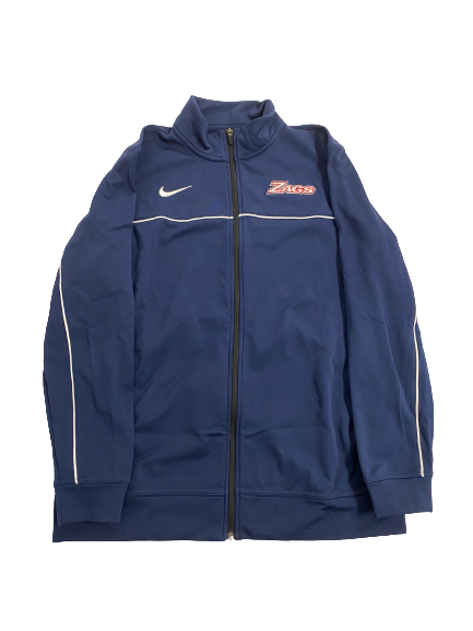 Malachi Smith Gonzaga Basketball Player-Exclusive Zip-Up Jacket (Size L)