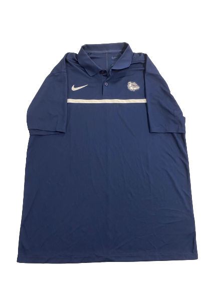 Malachi Smith Gonzaga Basketball Team-Issued Polo Shirt (Size L)